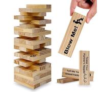 BARMI Naughty Stacking Blocks Game for Adults Ignite Passion and Laughter During Fun Challenges that Encourage Couples to Connect and Strengthen Their Relationship!