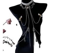 BARMI Strong Nippl Clamps with Chain Necklace - Experience The Perfect Blend of Comfort and Stimulation with Our Premium Non-Piercing Design, Ideal for Sensual Teasing and Playful Moments for Couples