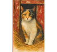 Barn Cat Notebook - Nugget the Calico Cat: 5 x 8 120 lined pages