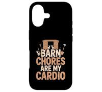 Barn Chores Are My Cardio - Funny Farming Life Case for iPhone 17