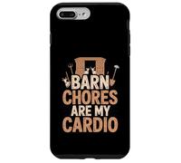 Barn Chores Are My Cardio - Funny Farming Life Case for iPhone 7 Plus/8 Plus