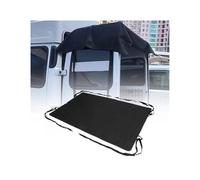 Barn Door Awning for Vans Black RV Rear Barn Door Awning Cover 600D Waterproof Durable Fit Use For VW Ford Sunshade(176x114cm)