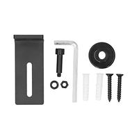 BARN Door Floor Guide Precise Roller Fixation for Various Scenes Black Carbon Steel Plastic Spraying