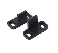 Barn Door Floor Guides Floor Mount Adjustable Set of 2 Sliding Barn Door Hardware Bottom Adjustable Double Clip Guides(C-Type,2PCS)