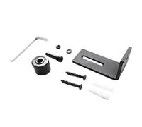 Barn Door Guides | Adjustable and Silent Hardware Rail | Bottom Guide Sliding Doors with Bellows - for Indoor Kitchen Bedroom Bathroom Garage Living Room Home
