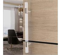 Barn Door Handle - Clear Acrylic Sliding Glass Pull Handle with Fittings for Interior Doors - Stylish and Durable Design