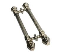 Barn Door Handle - Double Sided Round Pull for Glass Shed Doors and Interiors with Installation Fittings