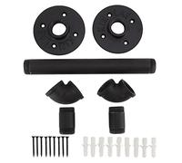 Barn Door Handle | Industrial Retro Style Black Iron Pull for Sliding Doors/Garage/Closet | Heavy Duty Decorative Handle for Home Interior & Exterior