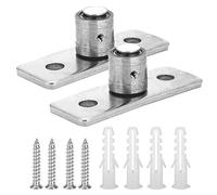 Barn Door Hardware, 2Pcs Barn Door Floor Guide, Sliding Door Hardware Stainless Steel Barn Door Roller Floor Guide Sliding Door Bottom Guide Floor Mount Hardware Bypass Door
