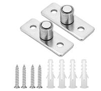 Barn Door Hardware, Barn Door Guide 2Pcs Barn Door Floor Guide, Stainless Steel Barn Door Roller Floor Guide Sliding Door Bottom Guide Sliding Door Hardware Floor Mount Hardware