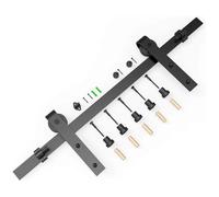 Barn Door Hardware kit, 4-12Foot Sliding Door Fitting Set System Rail for Hanging for Single Wooden Smoothly and Quietly(6.6FT 201cm Rail Kit)