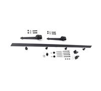 Barn Door Hardware Kit,Carbon Steel Sliding Door Rails,Single Door Track Pulley Accessories,for Garage Closet Bathroom(137.8" Track (Single Door))