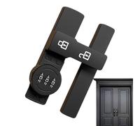 Barn Door Latch Lock 3 Digit Combination Keyless Anti-Theft Secure System | Front Door Lock for Closet File Cabinet Gate Shed Window Home Kitchen Bedroom Garage