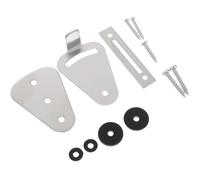 Barn Door Latch Lock American Style Silver Stainless Steel
