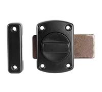 Barn Door Lock, Bathroom Stall Door Latch Zinc Alloy Sliding Door Lock Bathroom Lock with Install Screw Fittings for Doors, Pet Doors, Cabinet Doors, Sliding Doors, Window (Latch
