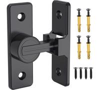 Barn Door Lock Hardware, 90 Degree Heavy Duty Gate Latches Flip Latch Safety Door Bolt Latch Lock, Barn Sliding Door Latch Lock Suitable For Garden, B