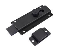 Barn Door Lock Lock, Door Lock Latch, Interior Door Lock Locks, Black Sliding Door Lock for Private and Commercial G, Wear Resistant Barn Door Closures