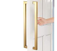 Barn Door Pull Handle, Modern Sliding Door Handle for Interior and Exterior Use, Back to Back Installation for Contemporary Spaces