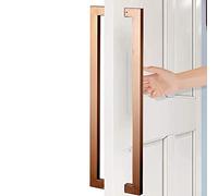 Barn Door Pull Handle, Modern Sliding Door Handle for Interior and Exterior Use, Back to Back Installation for Contemporary Spaces