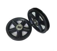 Barn Door Rollers Featuring 304 Stainless Steel Axle and PA66 Nylon Wheel Assembly for Consistent Performance on Residential Sliding Rails (2)