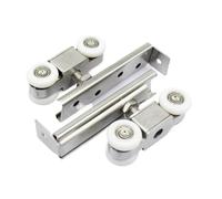 Barn Door Sliding Kit, 2.5Thickness Sliding Door Folding Partition, Door Sliding Barn Door Hardware Track Wooden Door Hanging Rail(ONLY 4 Wheel Crane Wheel,1.0m)