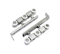 Barn Door Sliding Kit, 2.5Thickness Sliding Door Folding Partition, Door Sliding Barn Door Hardware Track Wooden Door Hanging Rail(ONLY 6 Wheel Crane Wheel,1.0m)