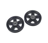 Barn Door Sliding Kit, 2Pcs Sliding Barn Door Hardware Rollers Door Pulley Wheels Hanging Rail Roller Kit for Cabinet Window American Sliding Door,Roller Door Hardware