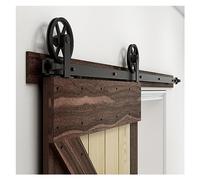 Barn Door Sliding Kit, Sliding Barn Door Hardware Kit, Heavy Duty Smoothly and Silently Easy to Install Fit Single Door Panel Single Big Wheel(14FT-426CM)