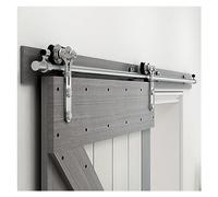 Barn Door Sliding Kit, Sliding Door System Stainless Steel Suitable for Single Door, 4 Type Roller Hanger Barn Door Hardware Kit(14FT-426CM)