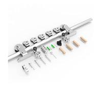 Barn Door Sliding Kit, TSMST 4FT-8FT Stainless Steel Sliding Barn Door Hardware Kit 122cm-240cm Rail System Industrial Track T/Y/L Roller,Roller Door Hardware(T Roller,7FT 214cm)