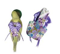 Barn Eleven Bird Diapers, Large, Purple: Parrot Flight Suits, Cockatiel Diapers, Bird Training Nappy Suit Liners