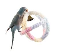 Barn Eleven Bird Hanging Ball Toy for Small Medium Large Parrot Parakeet Cockatiel Conure Lovebird Quaker Caique African Grey