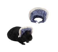 Barn Eleven Small Animals Hat Rabbit Cap Pet Headgear Kitty Head Accessories for Ferret Guinea Pig Squirrel Kitten Mini Dog and Small Breeds (Small,Blue)