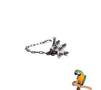 Barn Eleven Stainless Steel Toy for Bird Bird Cage Hanging Bite Toy Cage Display Pendant for Parrot Macaw African Greys Cockatoo Parakeet Cockatiels Conure