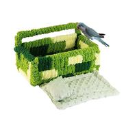 Barn Eleven Warm Bird Nest House Bed Hammock Toy for Pet Parrot Parakeet Cockatiel Conure Cockatoo African Grey Eclectus Amazon Lovebird Budgie Finch Canary Hamster Rat Chinchilla Squirrel Cage Perch