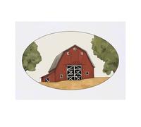 'Barn on a Farm' Temporary Tattoo - Water Resistant, Skin-Safe, Non-Toxic Transfer (TO00075571)