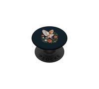 Barn Owl Artwork Flowers Owl PopSockets Adhesive PopGrip