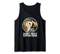 barn owl Banding Hoodie for Wildlife Biologists Night Shift. Tank Top