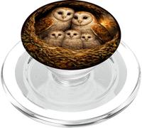 Barn Owl Bird Bird Watcher Spring Bird of Prey Owl PopSockets PopGrip for MagSafe
