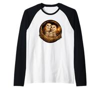 Barn Owl Bird Bird Watcher Spring Bird of Prey Owl Raglan Baseball Tee
