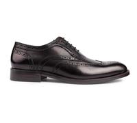 Simon Carter Mens Barn Owl Brogue Shoes - Black Leather - Size UK 7