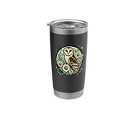 Barn Owl Design Nature Lovers Owls Stainless Steel Insulated Tumbler