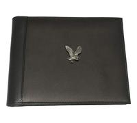 Barn Owl Disabled Blue Badge Leather Case Holder in Black Personalisation Option 21
