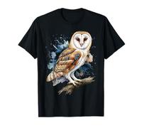 Barn Owl Realistic Nature Trees Volatile T-Shirt