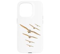 Barn Owl Tyto Alba Bird Of Prey Flying at Night Case for iPhone 15 Pro