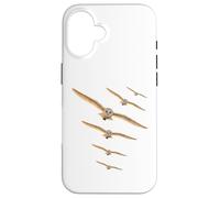 Barn Owl Tyto Alba Bird Of Prey Flying at Night Case for iPhone 16