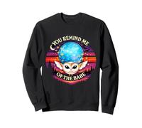 Barn Owl, You Remind Me of the Babe, retro style Sweatshirt