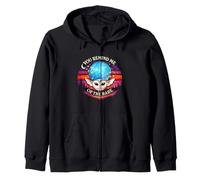 Barn Owl, You Remind Me of the Babe, retro style Zip Hoodie