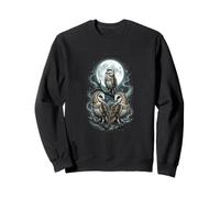 Barn Owls Howling At The Moon Owl Lover Wildlife Sweatshirt