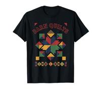 Barn Quilts Geometric Folk Art Quilt Block Design T-Shirt